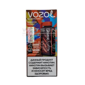 Электронная сигарета VOZOL GEAR POWER 20000 (Клубника киви) купить с доставкой в СПб, по России и СНГ. Цена. Изображение №7.