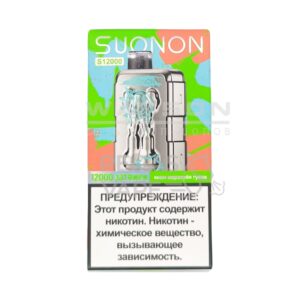 Электронная сигарета SUONON S 12000 (Кислое яблоко ) купить с доставкой в СПб, по России и СНГ. Цена. Изображение №6.