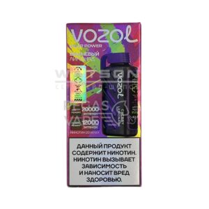 Электронная сигарета VOZOL GEAR POWER 20000 (Вишня ягоды со льдом) купить с доставкой в СПб, по России и СНГ. Цена. Изображение №7.