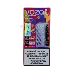 Электронная сигарета VOZOL GEAR POWER 20000 (Питахайя банан вишня) купить с доставкой в СПб, по России и СНГ. Цена. Изображение №8.