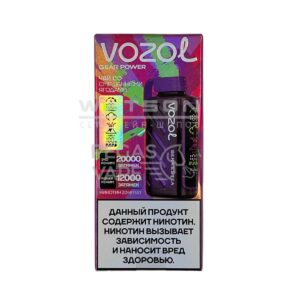 Электронная сигарета VOZOL GEAR POWER 20000 (Малина арбуз) купить с доставкой в СПб, по России и СНГ. Цена. Изображение №8.