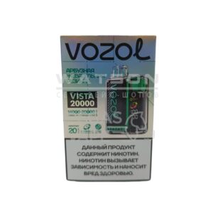 Электронная сигарета VOZOL VISTA 20000 (Кислый яблочный лед) купить с доставкой в СПб, по России и СНГ. Цена. Изображение №6.