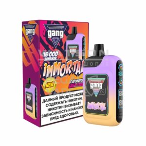 Электронная сигарета GANG IMMORTAL 16000 (Арбузный спрайт) купить с доставкой в СПб, по России и СНГ. Цена. Изображение №6.