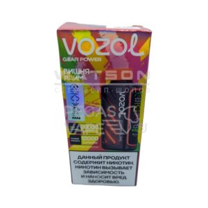 Электронная сигарета VOZOL GEAR POWER 20000 (Двойный яблочный лед) купить с доставкой в СПб, по России и СНГ. Цена. Изображение №7.