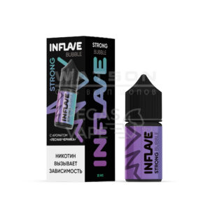 Жидкость INFLAVE BUBBLE STRONG (Кислая черная смородина) 30 мл 2% (20 мг/мл) Strong купить с доставкой в СПб, по России и СНГ. Цена. Изображение №6.