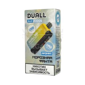 Электронная сигарета DUALL BAR 12000 (Морозное яблоко) купить с доставкой в СПб, по России и СНГ. Цена. Изображение №6.