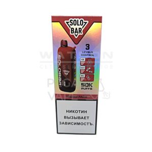 Электронная сигарета SOLOBAR 50000 (Клубника вишня) купить с доставкой в СПб, по России и СНГ. Цена. Изображение №5.