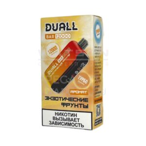 Электронная сигарета DUALL BAR 12000 (Сладкая мята) купить с доставкой в СПб, по России и СНГ. Цена. Изображение №5.