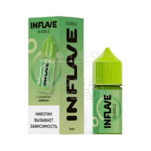 Жидкость INFLAVE BUBBLE (Мятная жвачка) 30 мл 2% (20 мг/мл) купить с доставкой в СПб, по России и СНГ. Цена. Изображение №5.