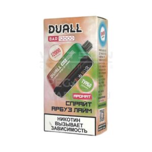 Электронная сигарета DUALL BAR 12000 (Холодная смородина) купить с доставкой в СПб, по России и СНГ. Цена. Изображение №6.