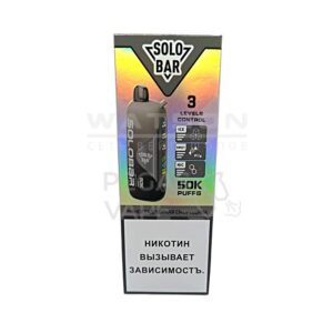 Электронная сигарета SOLOBAR 50000 (Черника мята лед) купить с доставкой в СПб, по России и СНГ. Цена. Изображение №6.