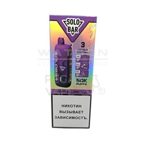 Электронная сигарета SOLOBAR 50000 (Вишня лайм) купить с доставкой в СПб, по России и СНГ. Цена. Изображение №6.
