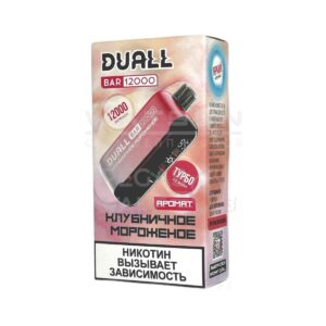 Электронная сигарета DUALL BAR 12000 (Пина колада) купить с доставкой в СПб, по России и СНГ. Цена. Изображение №4.