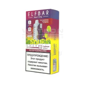Электронная сигарета Elf Bar Sour King 30000 (Кислое яблоко груша) купить с доставкой в СПб, по России и СНГ. Цена. Изображение №7.