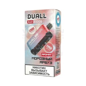 Электронная сигарета DUALL BAR 12000 (Морозный виноград) купить с доставкой в СПб, по России и СНГ. Цена. Изображение №6.