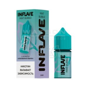 Жидкость INFLAVE BUBBLE (Манго мята) 30 мл 2% (20 мг/мл) купить с доставкой в СПб, по России и СНГ. Цена. Изображение №7.