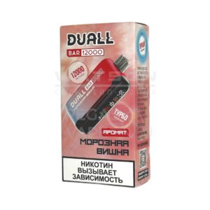 Электронная сигарета DUALL BAR 12000 (Морозная фанта) купить с доставкой в СПб, по России и СНГ. Цена. Изображение №6.