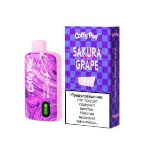 Электронная сигарета COFFY POD 6500 (Сочный арбуз с яблоком) купить с доставкой в СПб, по России и СНГ. Цена. Изображение №6.
