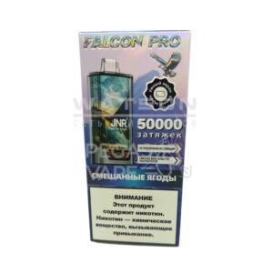 Электронная сигарета JNR FALCON PRO 50000 (Арбуз манго персик) купить с доставкой в СПб, по России и СНГ. Цена. Изображение №6.