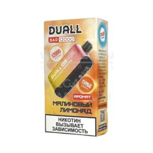Электронная сигарета DUALL BAR 12000 (Ледяной арбуз с дыней) купить с доставкой в СПб, по России и СНГ. Цена. Изображение №7.