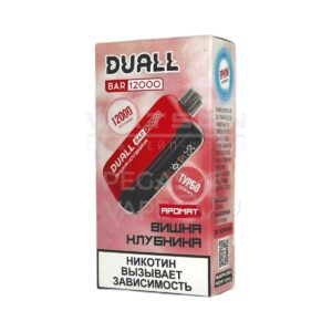 Электронная сигарета DUALL BAR 12000 (Виноград Клубника) купить с доставкой в СПб, по России и СНГ. Цена. Изображение №7.