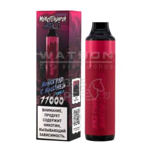 Электронная сигарета MONSTERVAPOR SPACE 11000 (Киви) купить с доставкой в СПб, по России и СНГ. Цена. Изображение №6.