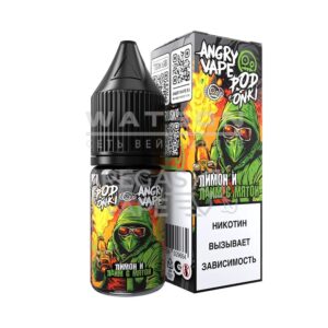 Жидкость ANGRY VAPE x PODONKI (Ананас Клубника Лед) 10 мл 2% (20 мг/мл) купить с доставкой в СПб, по России и СНГ. Цена. Изображение №6.