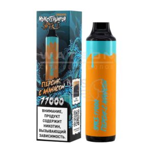 Электронная сигарета MONSTERVAPOR SPACE 11000 (Нектарин с яблоком и грушей) купить с доставкой в СПб, по России и СНГ. Цена. Изображение №7.