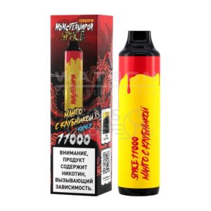 Электронная сигарета MONSTERVAPOR SPACE 11000 (Нектарин с яблоком и грушей) купить с доставкой в СПб, по России и СНГ. Цена. Изображение №6.