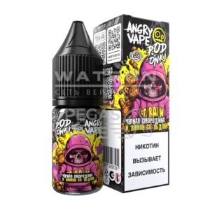 Жидкость ANGRY VAPE x PODONKI (Смородина Вишня Лед) 10 мл 2% (20 мг/мл) купить с доставкой в СПб, по России и СНГ. Цена. Изображение №6.